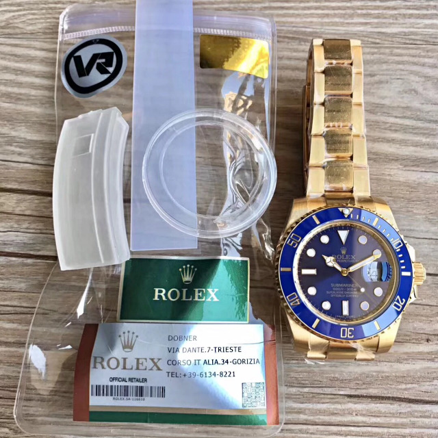 Full Wrapped 18K Gold Submariner From 