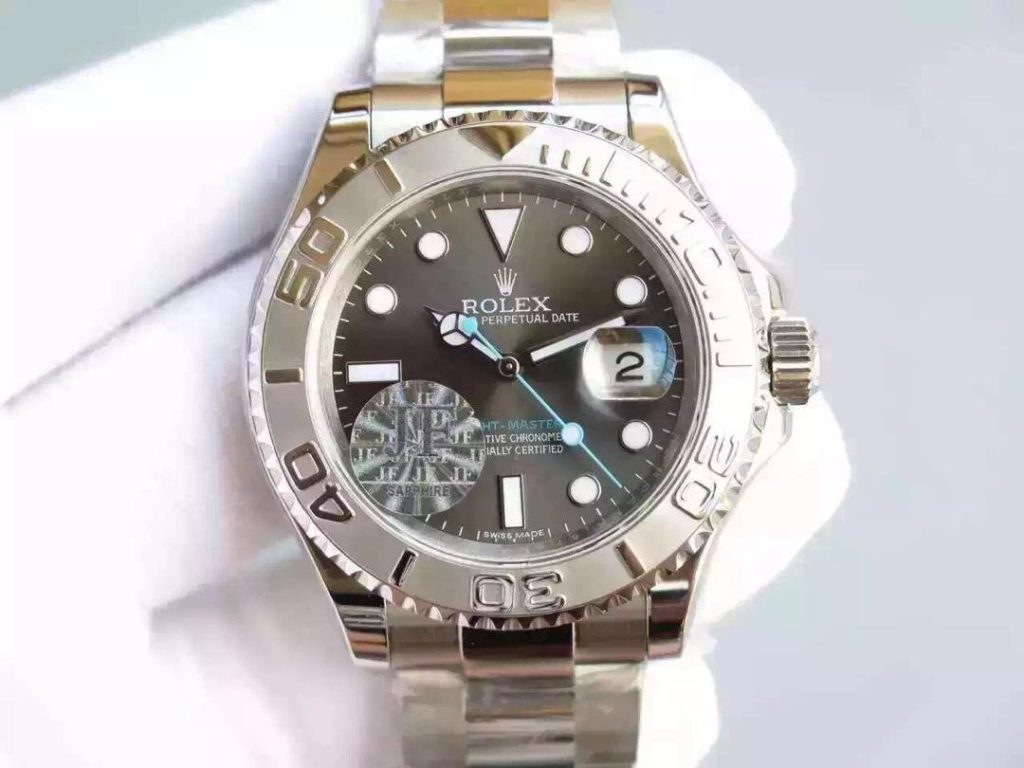 High-end Replica Rolex Yacht-Master 116622 Grey Watch from J12 Factory ...