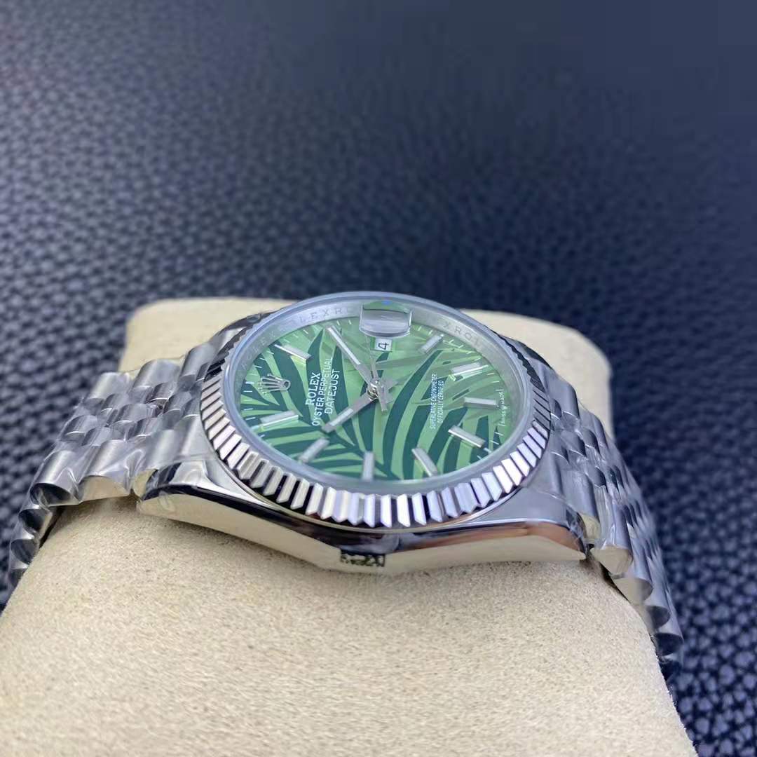 GM Factory Replica Rolex Datejust 36mm Palm Leaf Dial with 3235