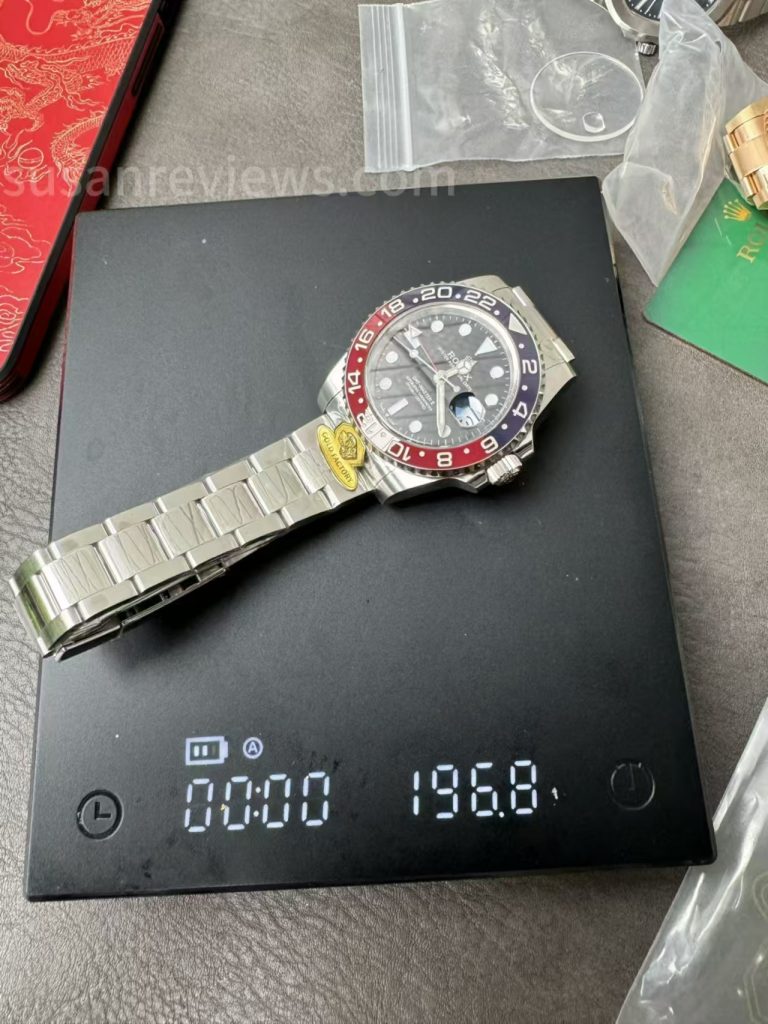 Gold Factory Replica Rolex GMT Master II with Increased Weight Susan Reviews on Replica Watches