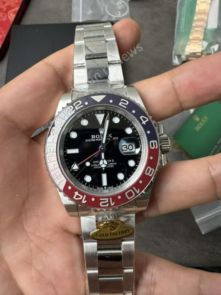 Replica Rolex GMT-Master II Pepsi Black